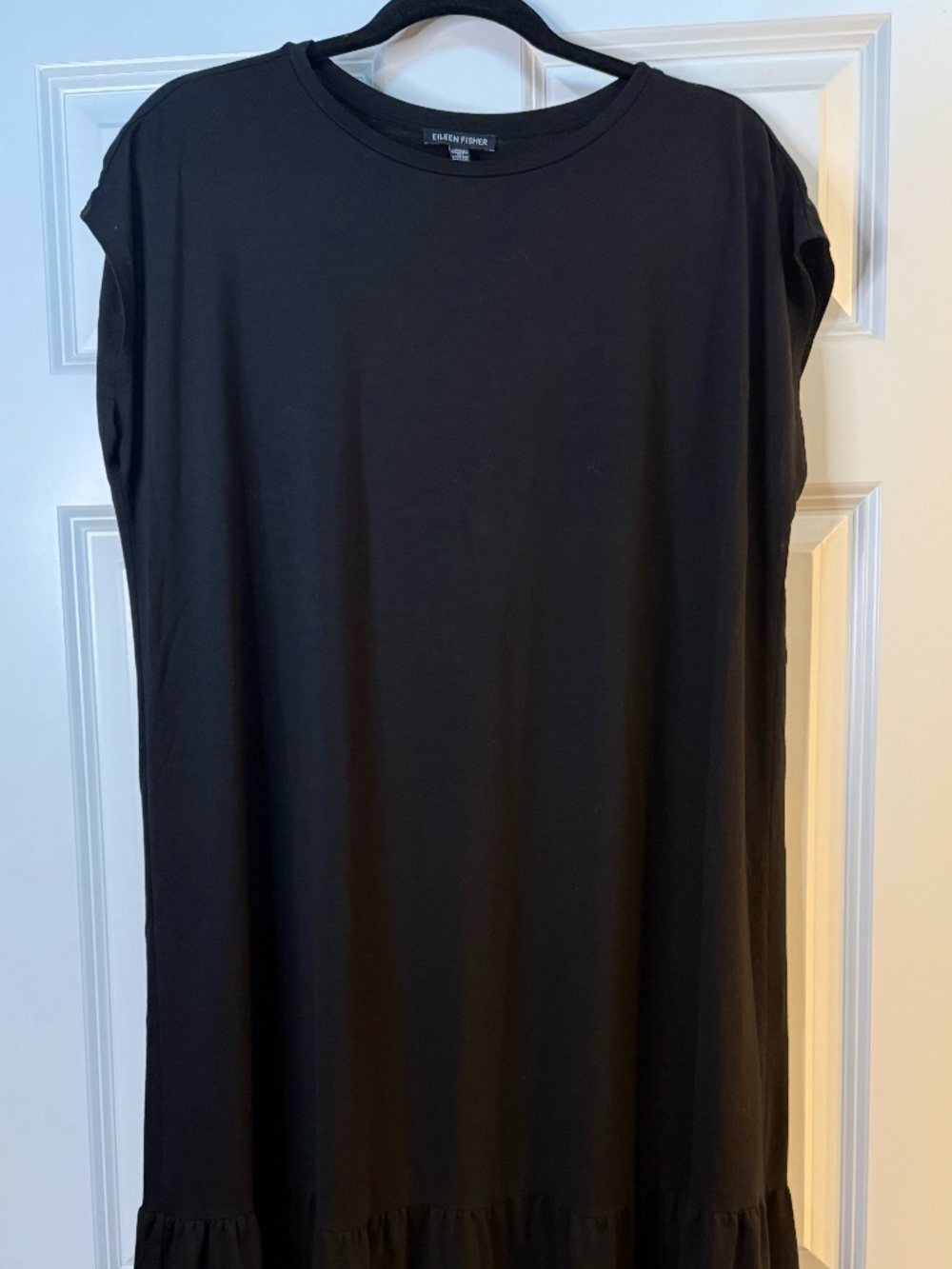 Eileen Fisher Black Sleeveless Dress Size XL